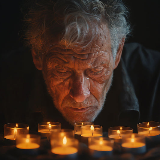 7 Powerful Ways to Channel Grief and Love Into Art - part 3 - Memory Flames