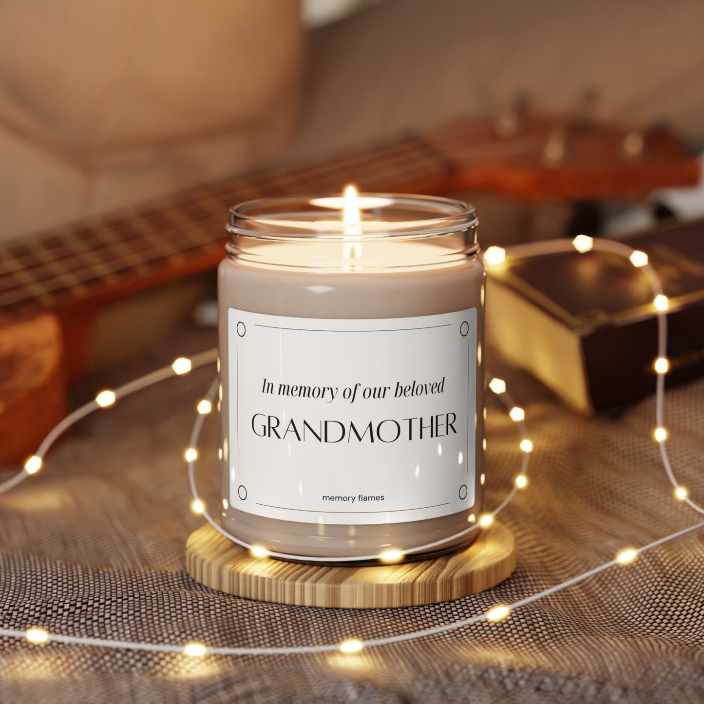 Soy Candle: In memory of our grandmother - Memorial Candles from Memory Flames