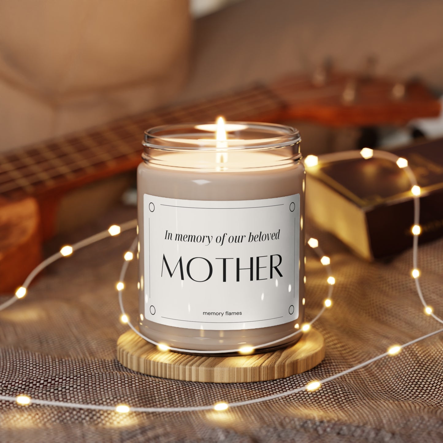 Soy Candle, In memory of our mother - Memorial Candles from Memory Flames