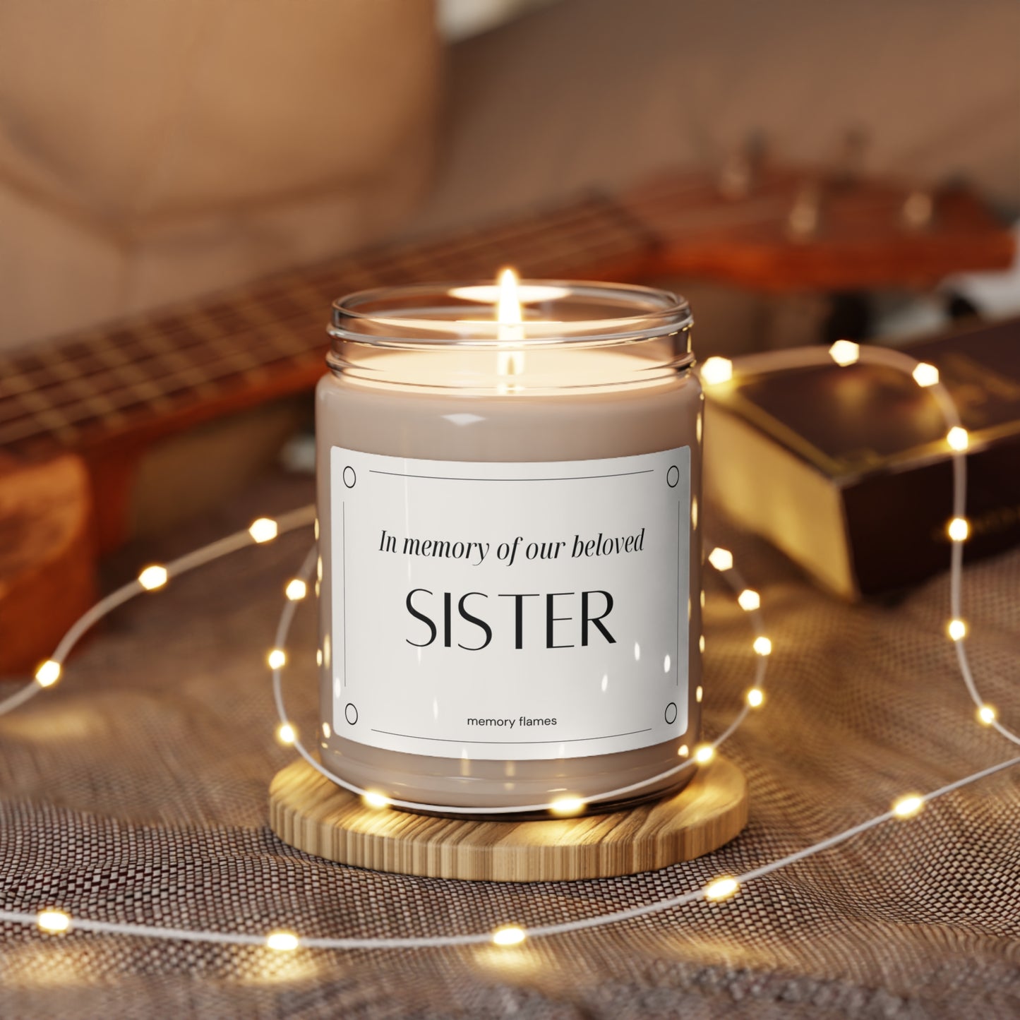 Soy Candle, In memory of our sister - Memorial Candles from Memory Flames