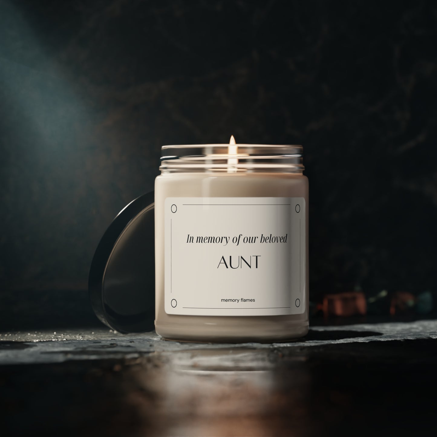 Memorial Candle for Loving Aunt