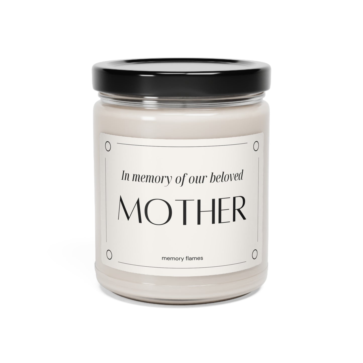 Soy Candle, In memory of our mother - Memorial Candles from Memory Flames