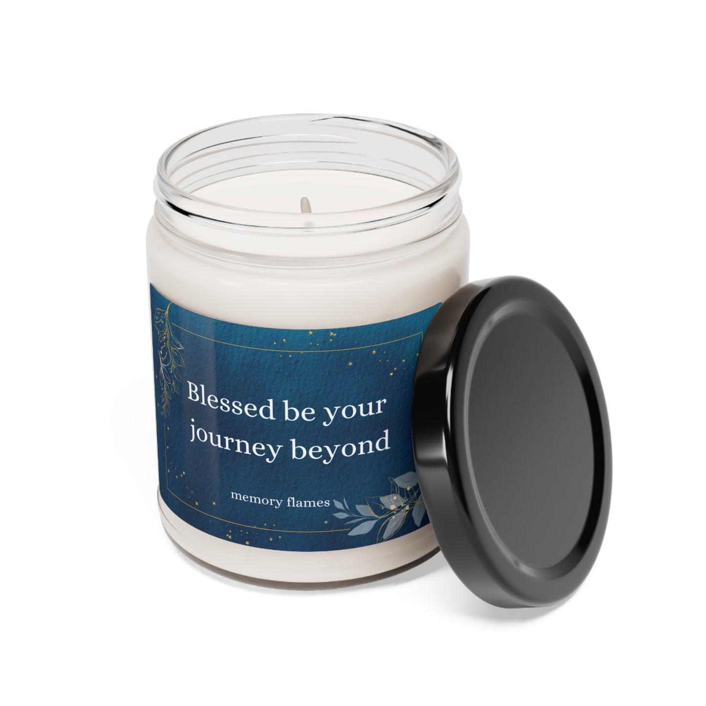 Soy Candle, "Blessed Be Your Journey Beyond" Memorial Candle