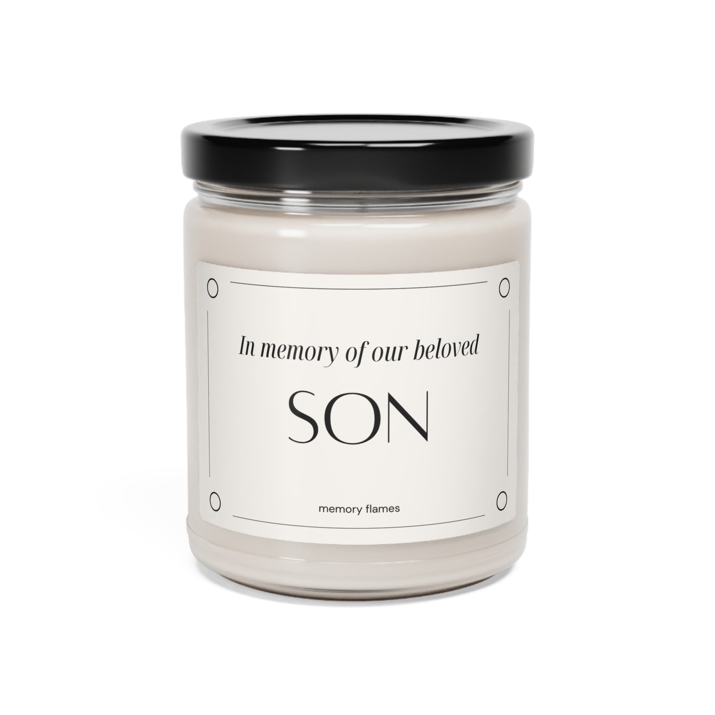 Soy Candle, In memory of our son - Memorial Candles from Memory Flames