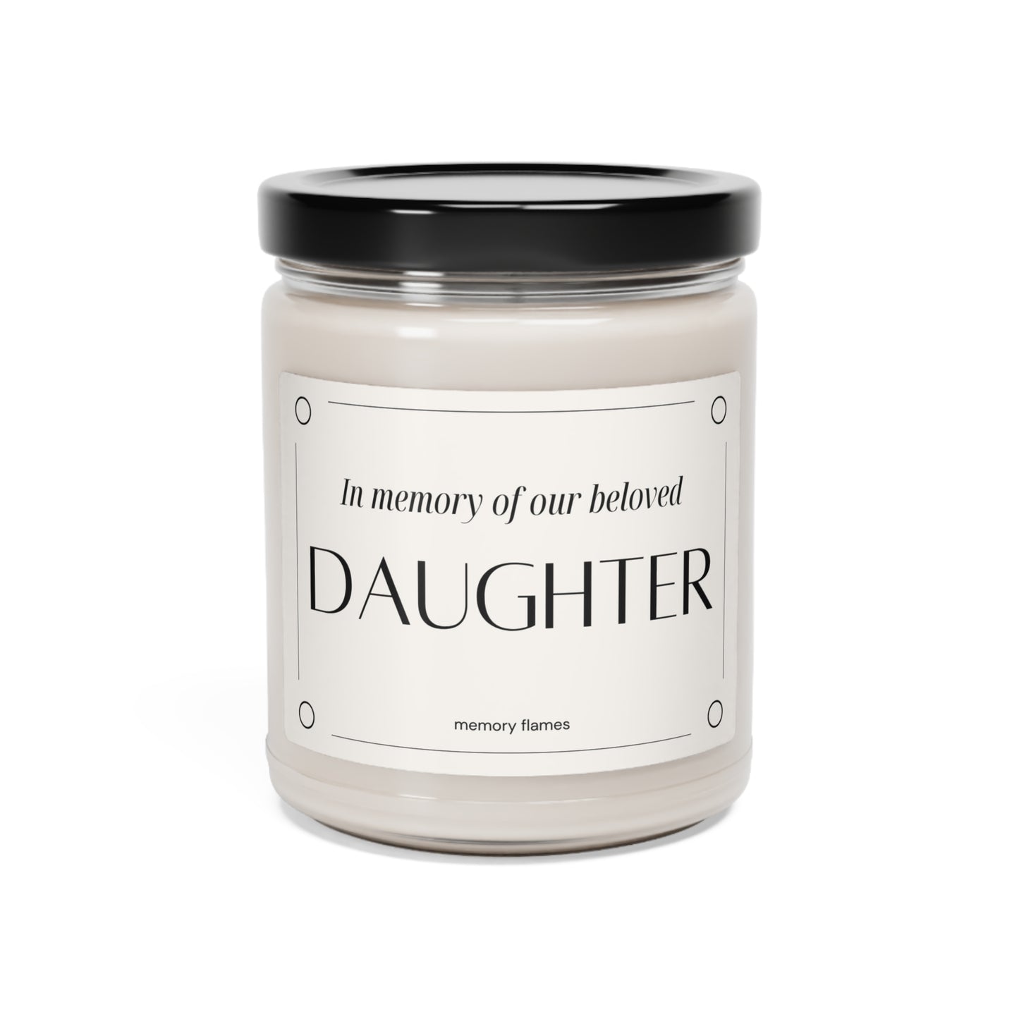 Soy Candle, In memory of our daughter - Memorial Candles from Memory Flames